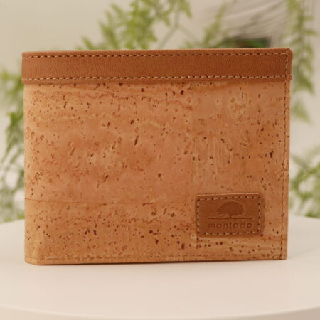Slim Natural Cork Wallet with Card Slots & Coin Pocket SektorCorkPortugal