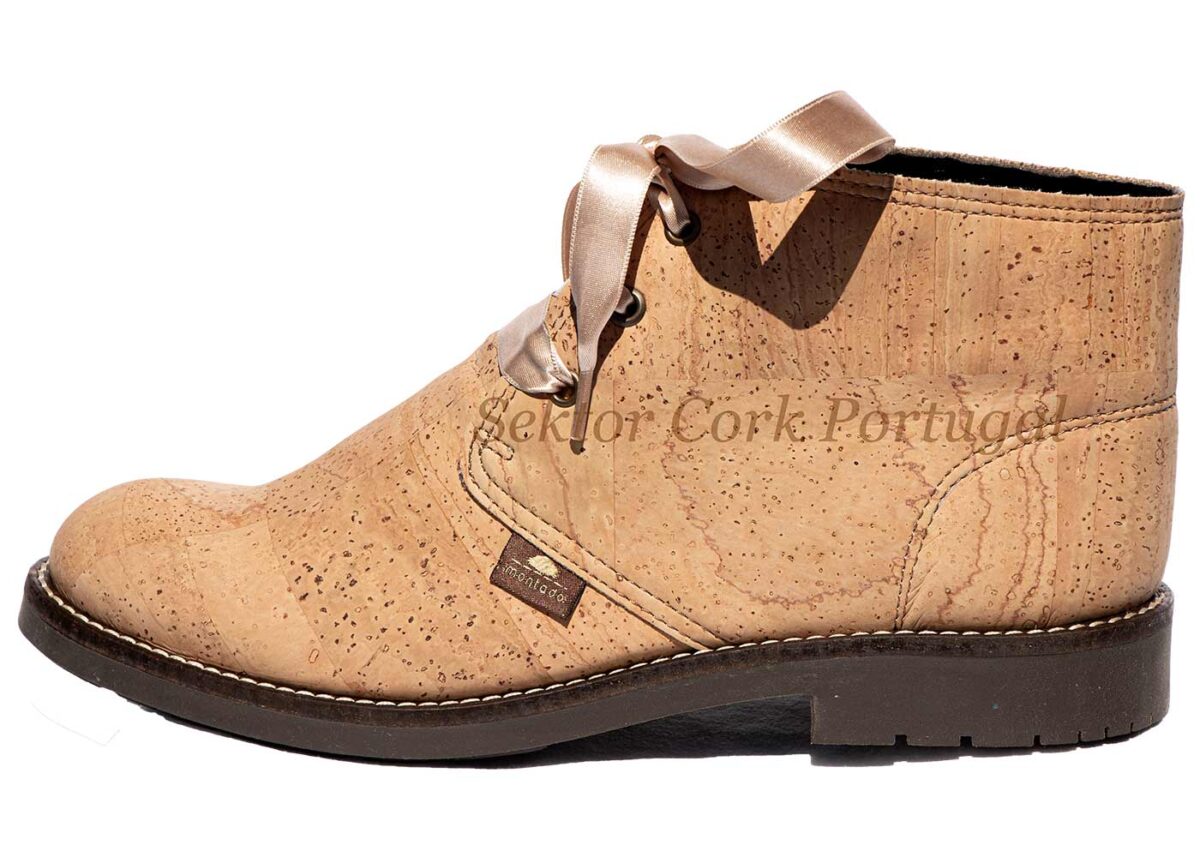 Cork Lace-Up Ankle Boots SektorCorkPortugal