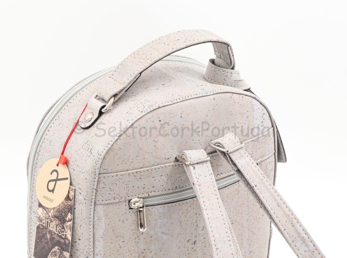 Grey Cork Backpack-SektorCorkPortugal