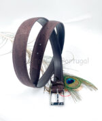 Brown Cork Leather Belt SektorCorkPortugal