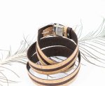 Reversible Cork Belt with Stripes