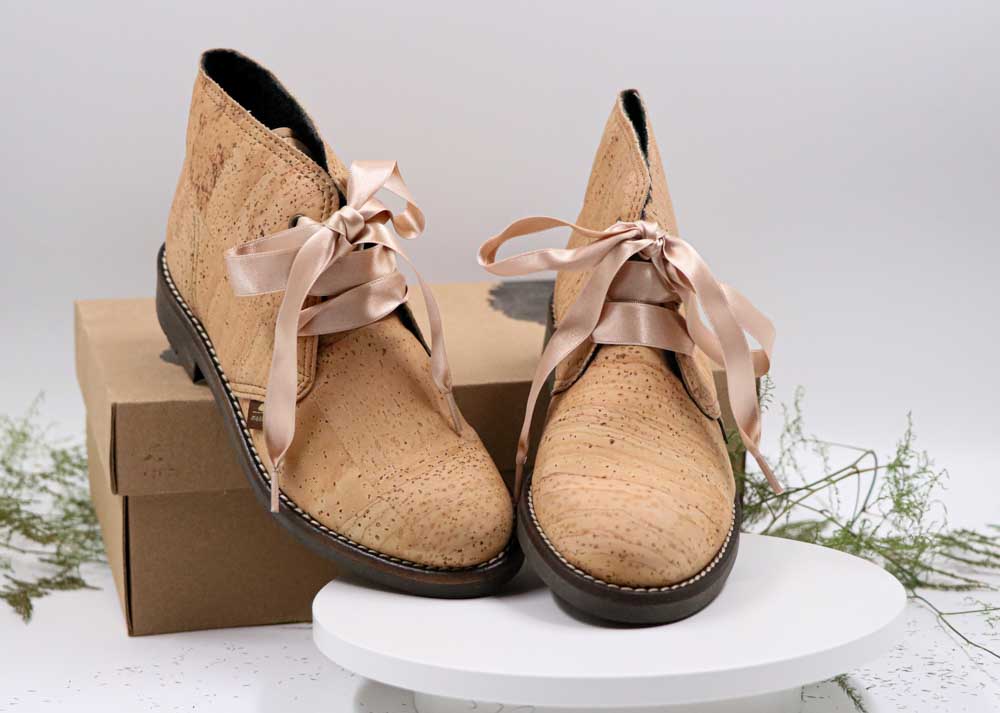 Cork_Lace-Up Ankle Boots SektorCorkPortugal Cork_Lace-Up Ankle Boots SektorCorkPortugal